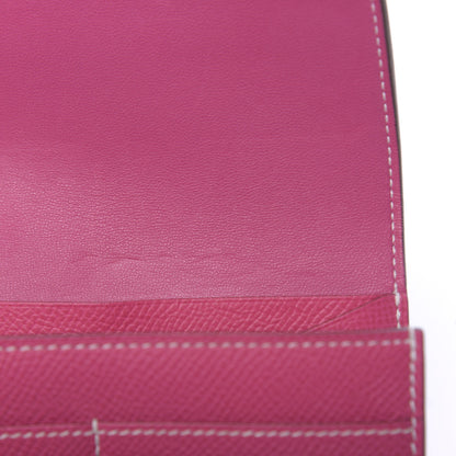 Hermes Epsom Constance Short Wallet Rose Tyrien 7 of 8