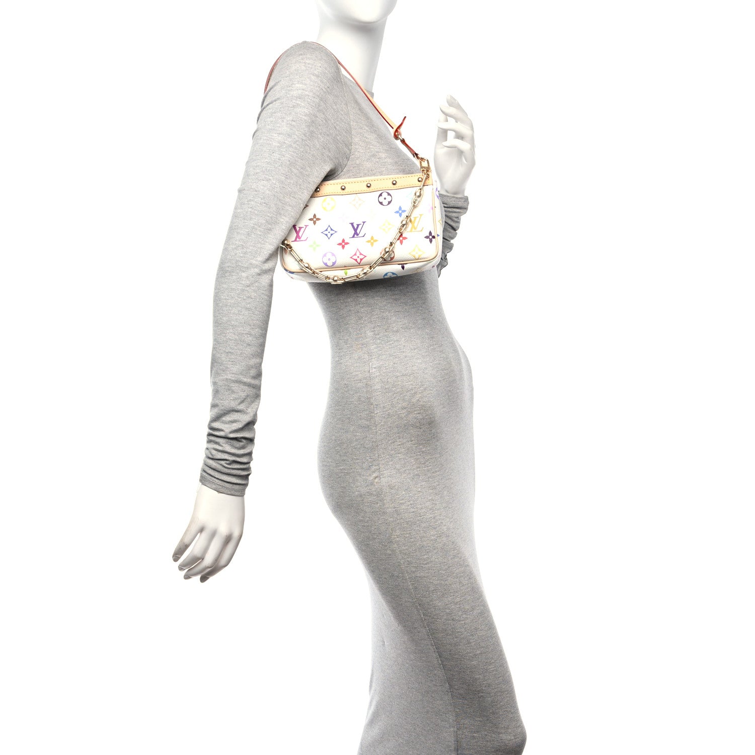 Louis Vuitton LV X TM Monogram Multicolor Pochette Accessories White 2 of 11