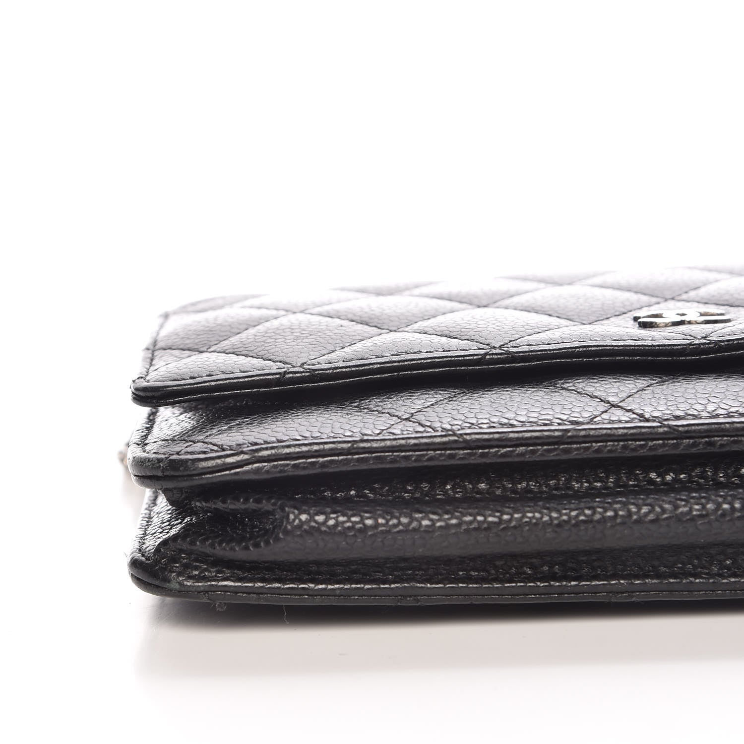 Chanel Caviar Quilted Wallet On Chain WOC Black 9 of 11