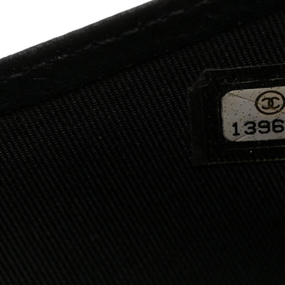 Chanel Caviar Quilted CC Long Double Wallet Black 9 of 11