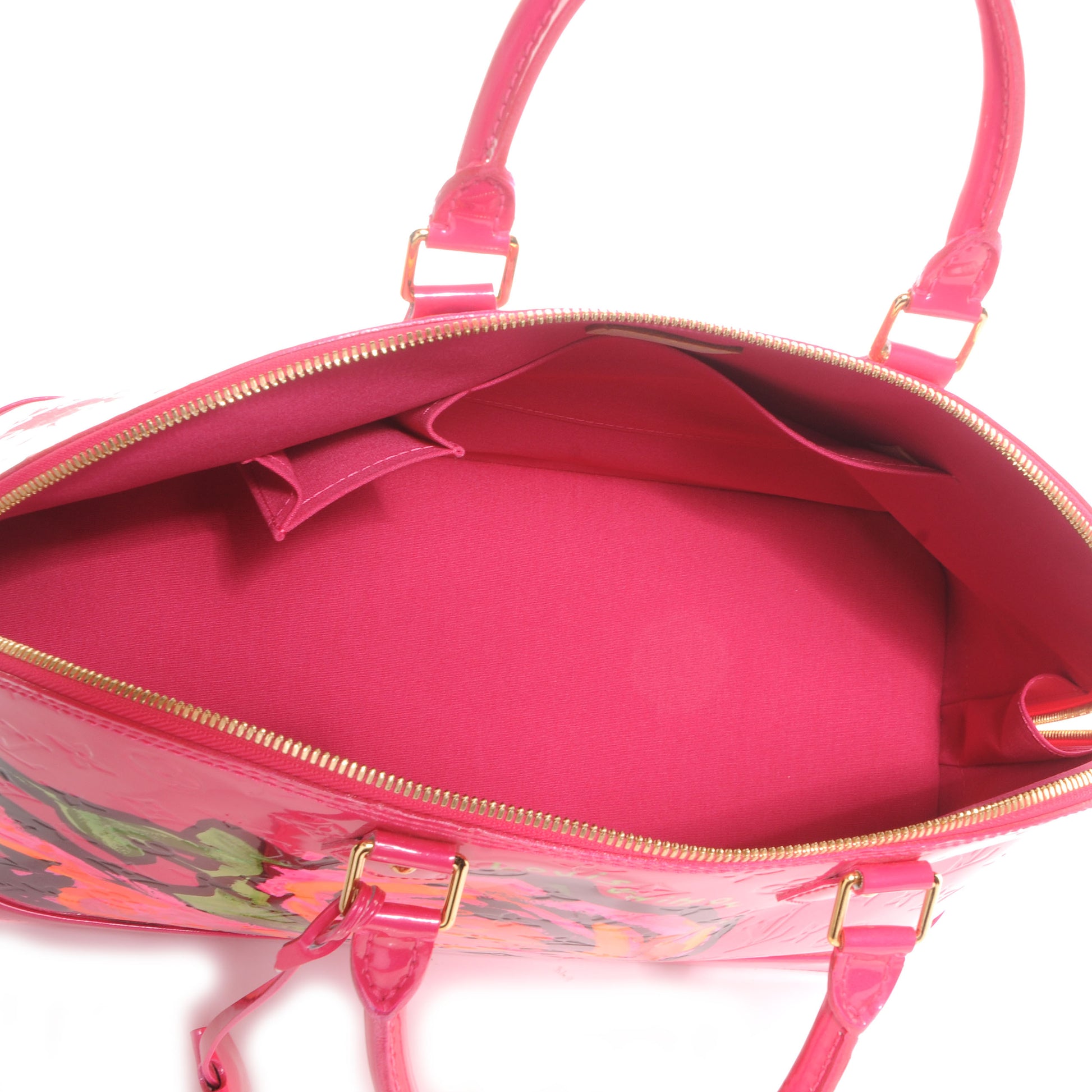 Louis Vuitton Vernis Roses Alma GM Rose Pop 5 of 7
