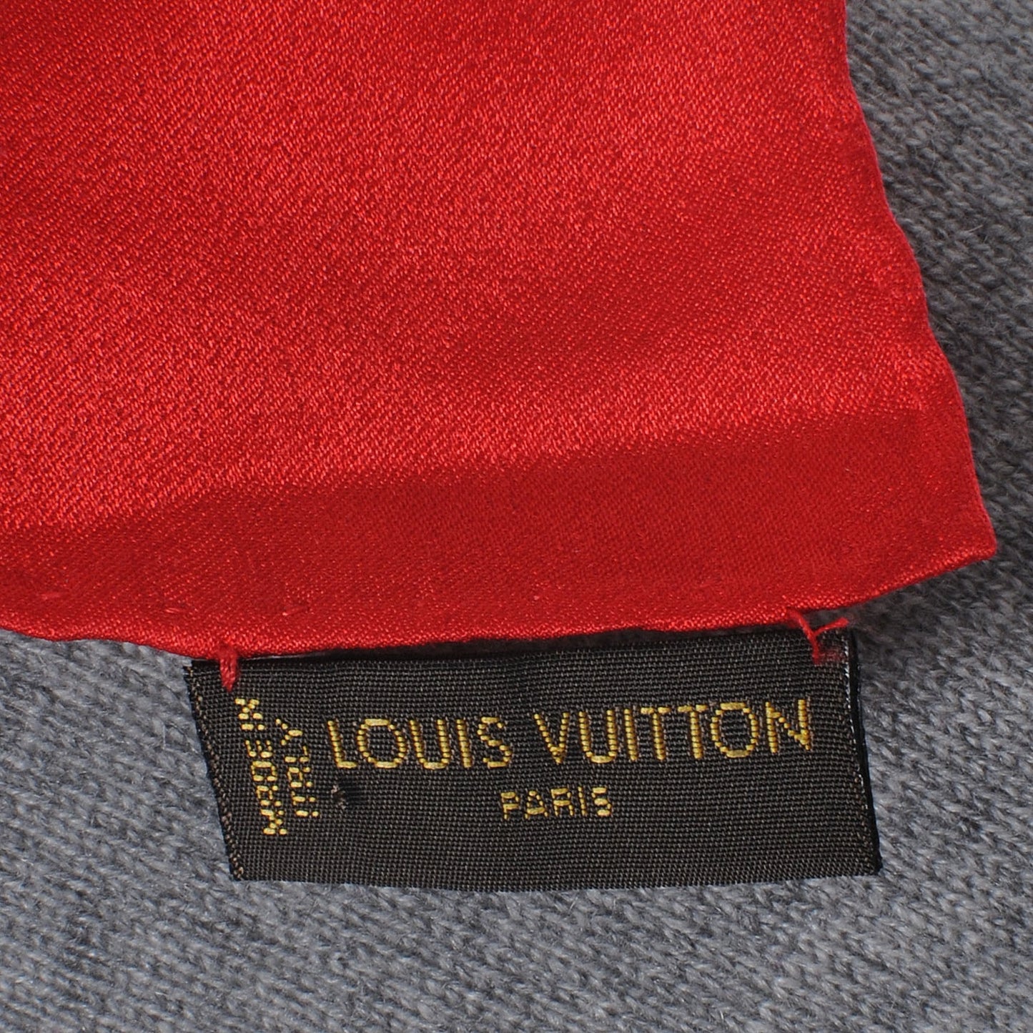 Silk Monogram Monaco Scarf Red