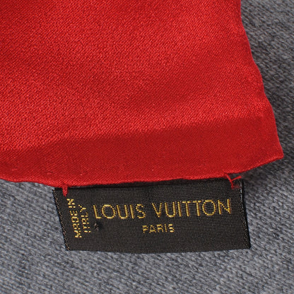 Louis Vuitton Silk Monogram Monaco Scarf Red 7 of 7