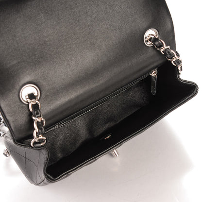 Chanel Lambskin Quilted Mini Rectangular Flap Black 5 of 7