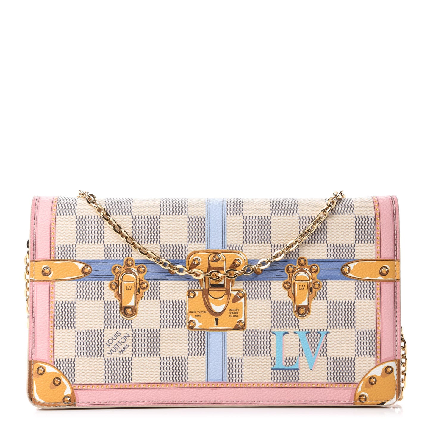 Damier Azur Summer Trunks Pochette Weekend
