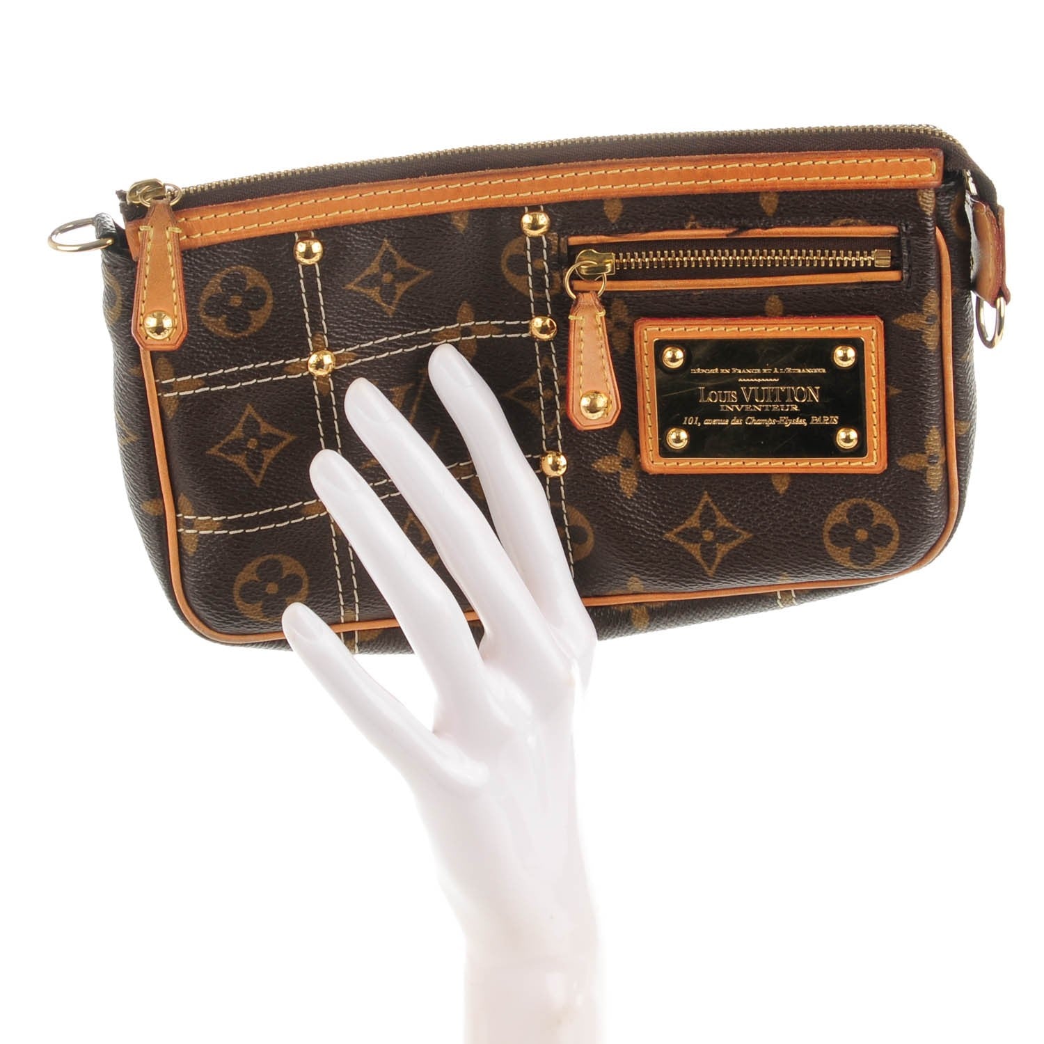 Louis Vuitton Monogram Riveting Pochette Accessories 2 of 7