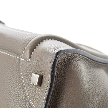 Celine Drummed Calfskin Mini Luggage Souris 11 of 13