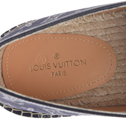 Louis Vuitton Monogram Canvas Mens Bidart Espadrilles 8.5 Marine 7 of 7