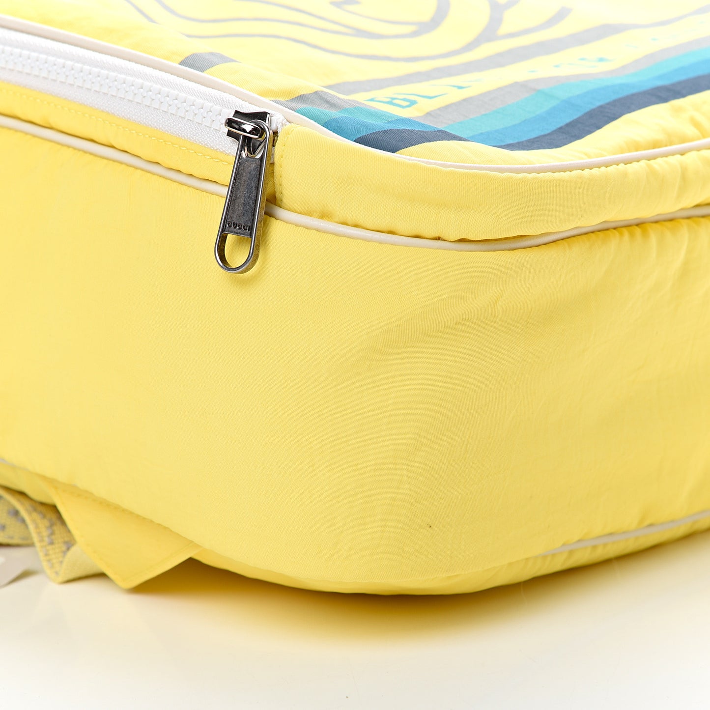 Nylon Twill Blind For Love Interlocking G Backpack Pastel Yellow Multicolor