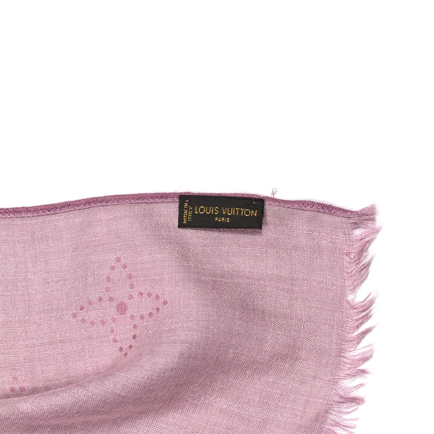 Louis Vuitton Cashmere Silk Mahina Shawl Scarf Violet 4 of 4