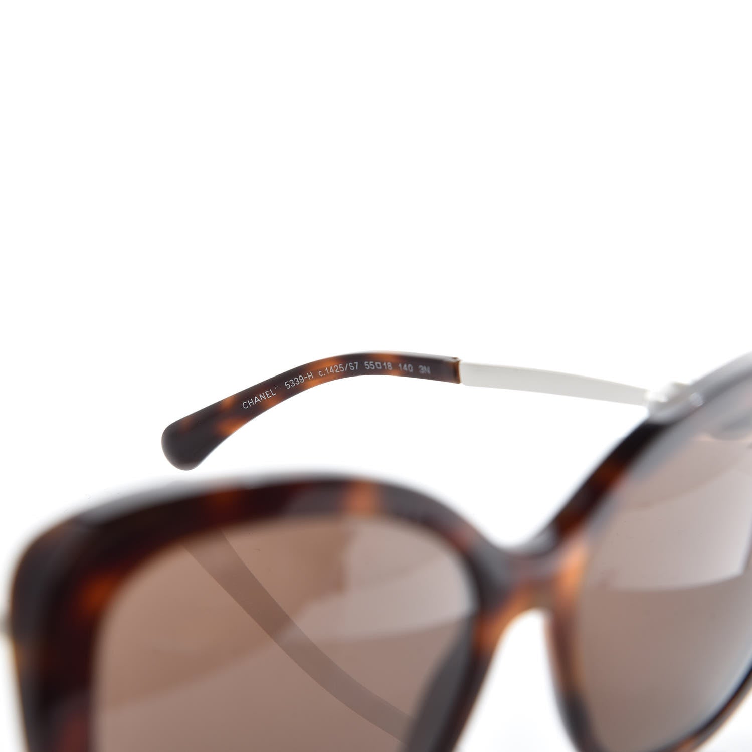 Chanel Square Winter Pearl Sunglasses 5339-H Tortoise 6 of 8