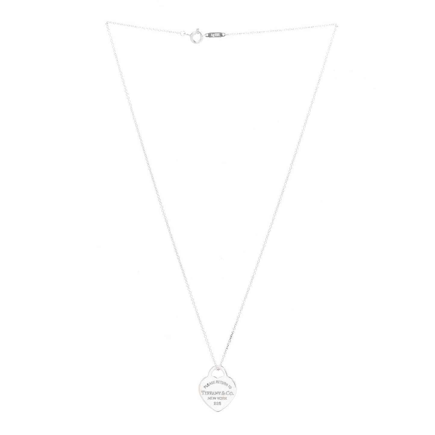 Sterling Silver Small Return to Tiffany Heart Pendant Necklace