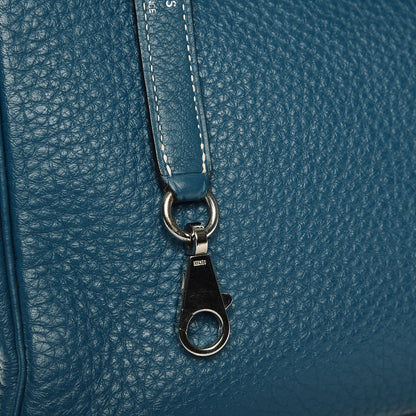 Hermes Taurillon Clemence Kelly Retourne 32 Blue Jean 33 of 40