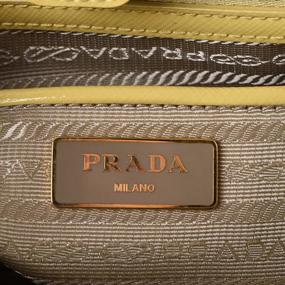 Prada Saffiano Vernice Tote Ananas 6 of 12