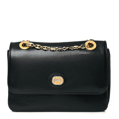 Gucci Azalea Calfskin Small Marina Chain Shoulder Bag Black 1 of 10