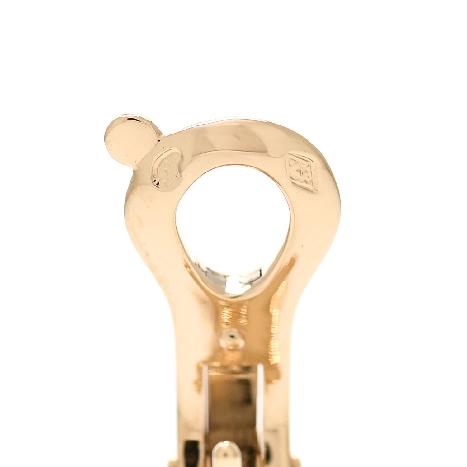 Van Cleef & Arpels 18K Yellow Gold Diamond Large Frivole Earrings 4 of 6