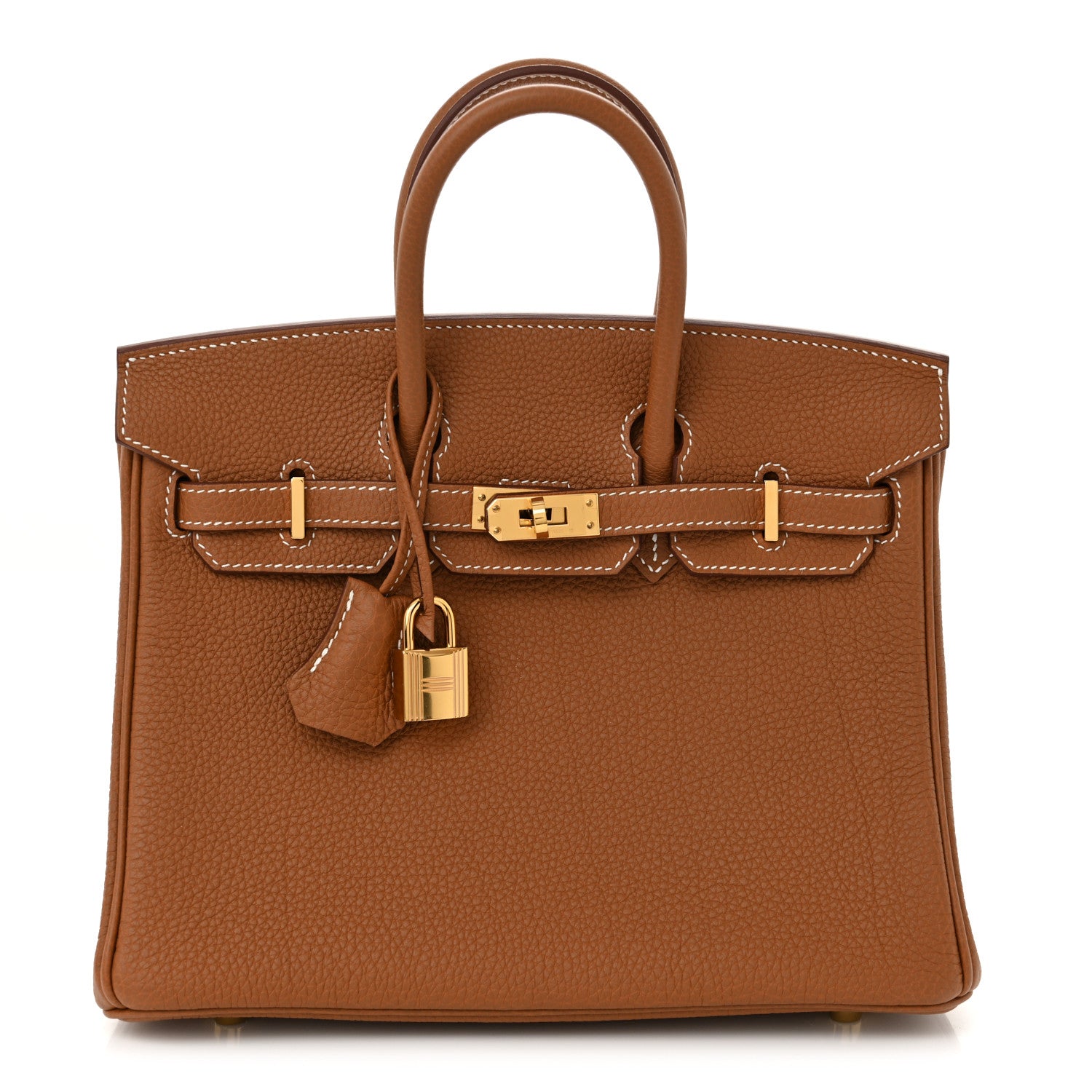Hermes Togo Birkin 25 Gold 1 of 11