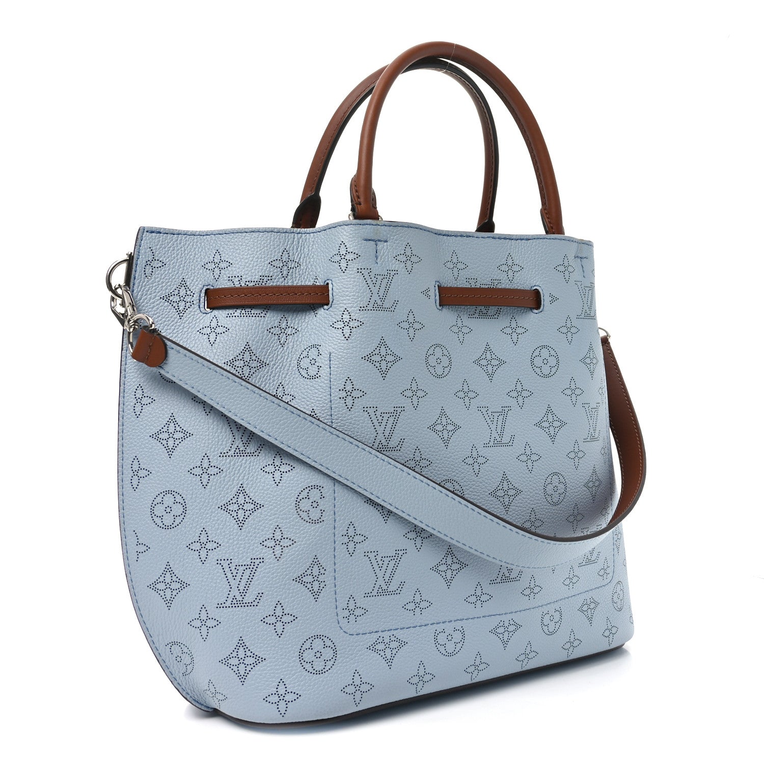 Louis Vuitton Mahina Girolata Blue Horizon Pumpkin 4 of 10