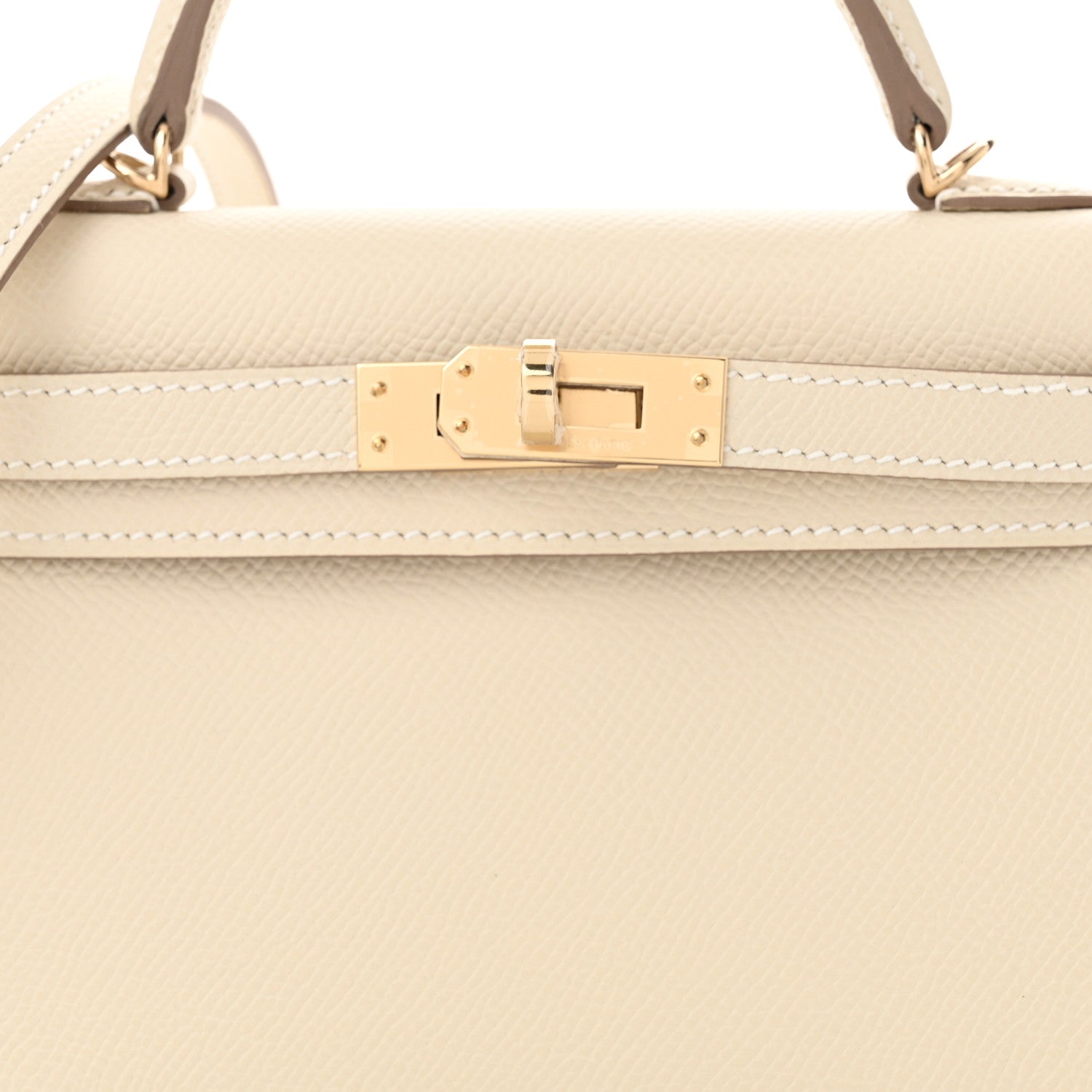 Hermes Epsom Mini Kelly Sellier 20 Craie 8 of 11