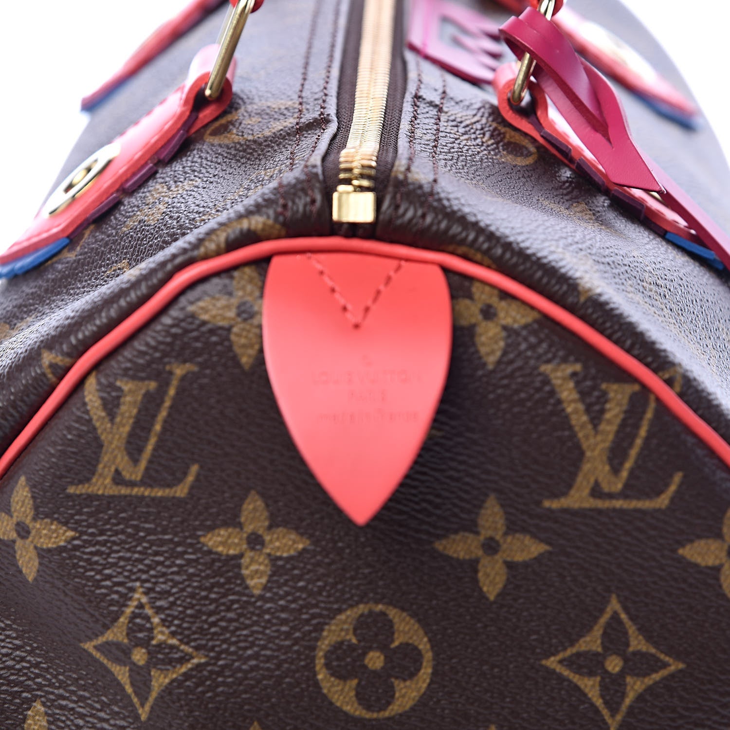 Louis Vuitton Monogram Totem Speedy 30 Flamingo 6 of 10