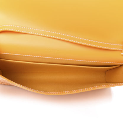 Goyard Goyardine Monte Carlo Bois Clutch With Strap Yellow 5 of 11