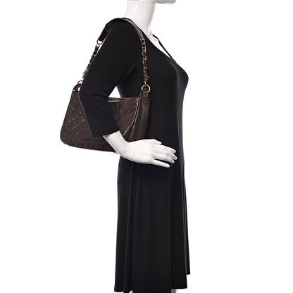Chanel Caviar Quilted Timeless CC Shoulder Bag Brown 2 of 9