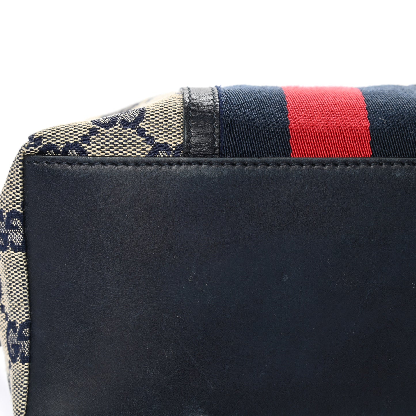 Monogram Web Small Cosmetic Case Navy