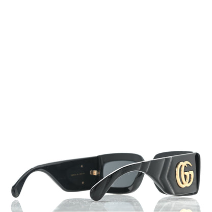 Gucci Acetate Rectangular Sunglasses GG0811S Black 4 of 8