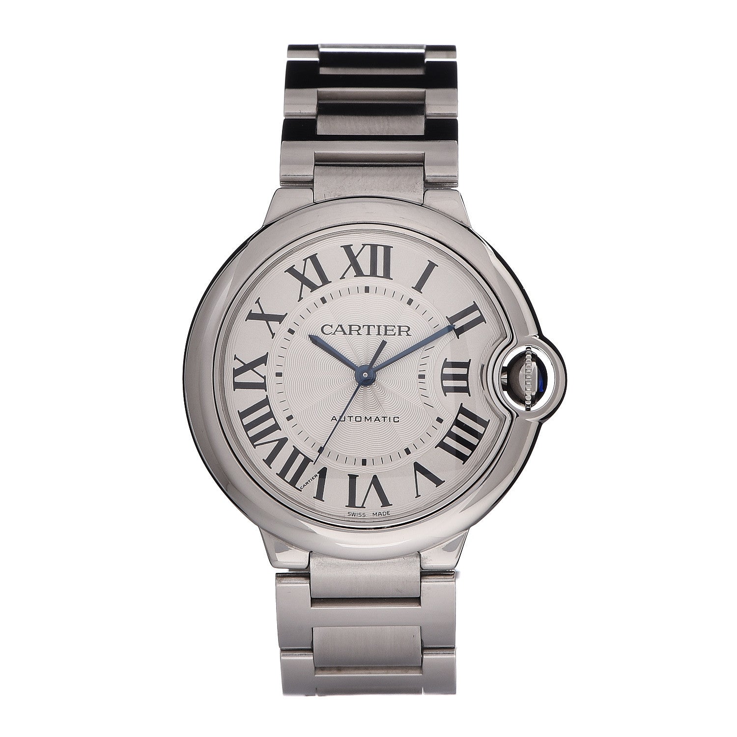 Cartier Stainless Steel 36mm Ballon Bleu De Automatic Watch 1 of 8
