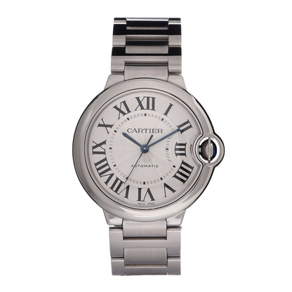 Cartier Stainless Steel 36mm Ballon Bleu De Automatic Watch 1 of 8