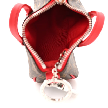 Louis Vuitton Monogram LV Colormania Mini Keepall Pouch Bag Charm Red 4 of 7