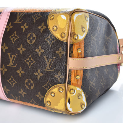 Louis Vuitton Monogram Summer Trunks Speedy Bandouliere 30 10 of 11