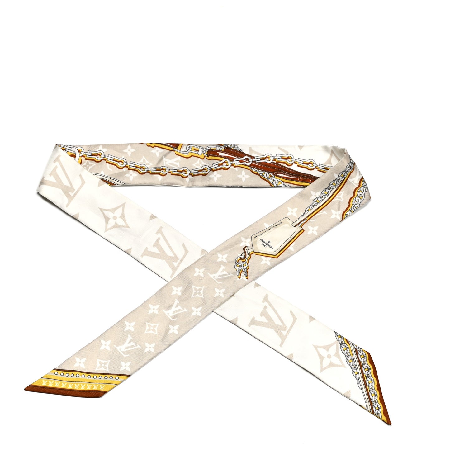 Silk Ultimate Monogram BB Bandeau Beige Clair