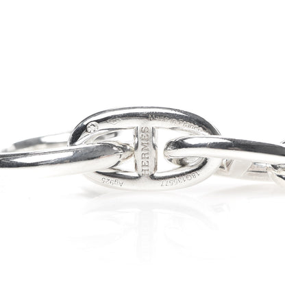 Hermes Sterling Silver TGM Chaine D'Ancre Bracelet 4 of 5