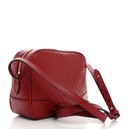 Gucci Microguccissima Mini Bree Messenger Bag Red 2 of 11