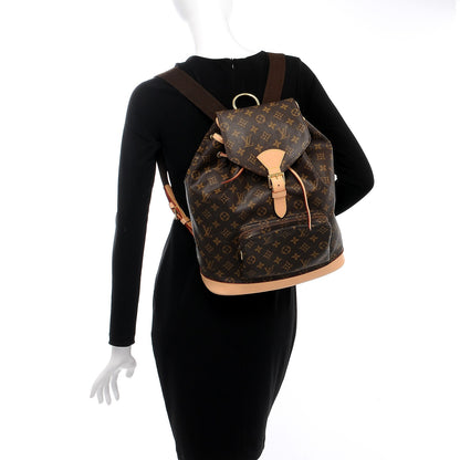 Louis Vuitton Monogram Montsouris GM Backpack 2 of 8