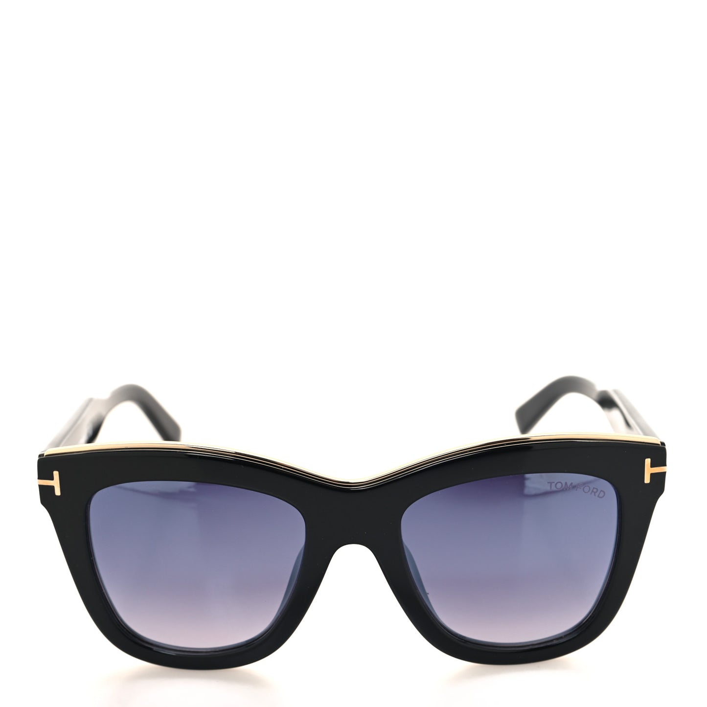 Julie Square Sunglasses TF685 Black Black