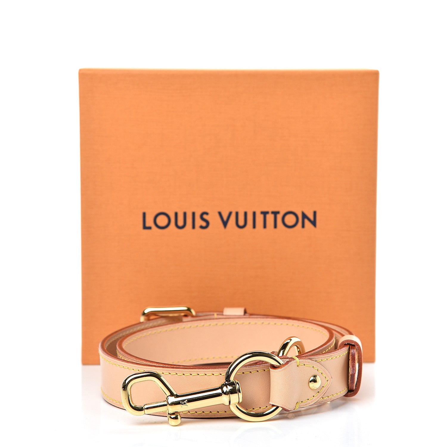Louis Vuitton Vachetta 25mm Adjustable Shoulder Strap VVN 4 of 4