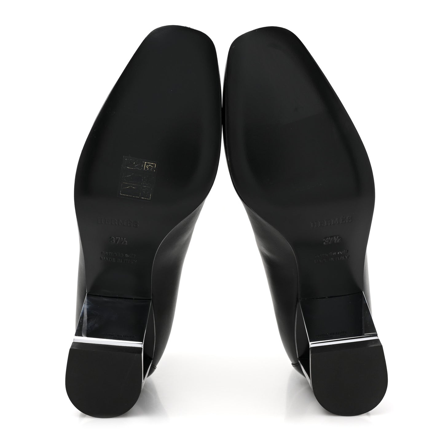 Calfskin Becky Ankle Boots 37.5 Black