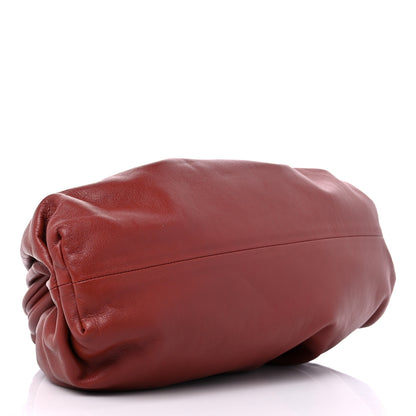 Bottega Veneta Smooth Butter Calf The Pouch Oversized Clutch Rust 4 of 10