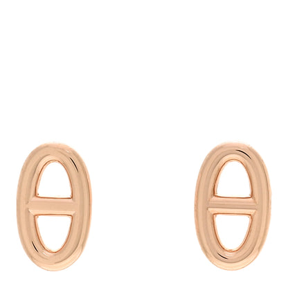 Hermes 18K Rose Gold TPM Farandole Stud Earrings 1 of 5