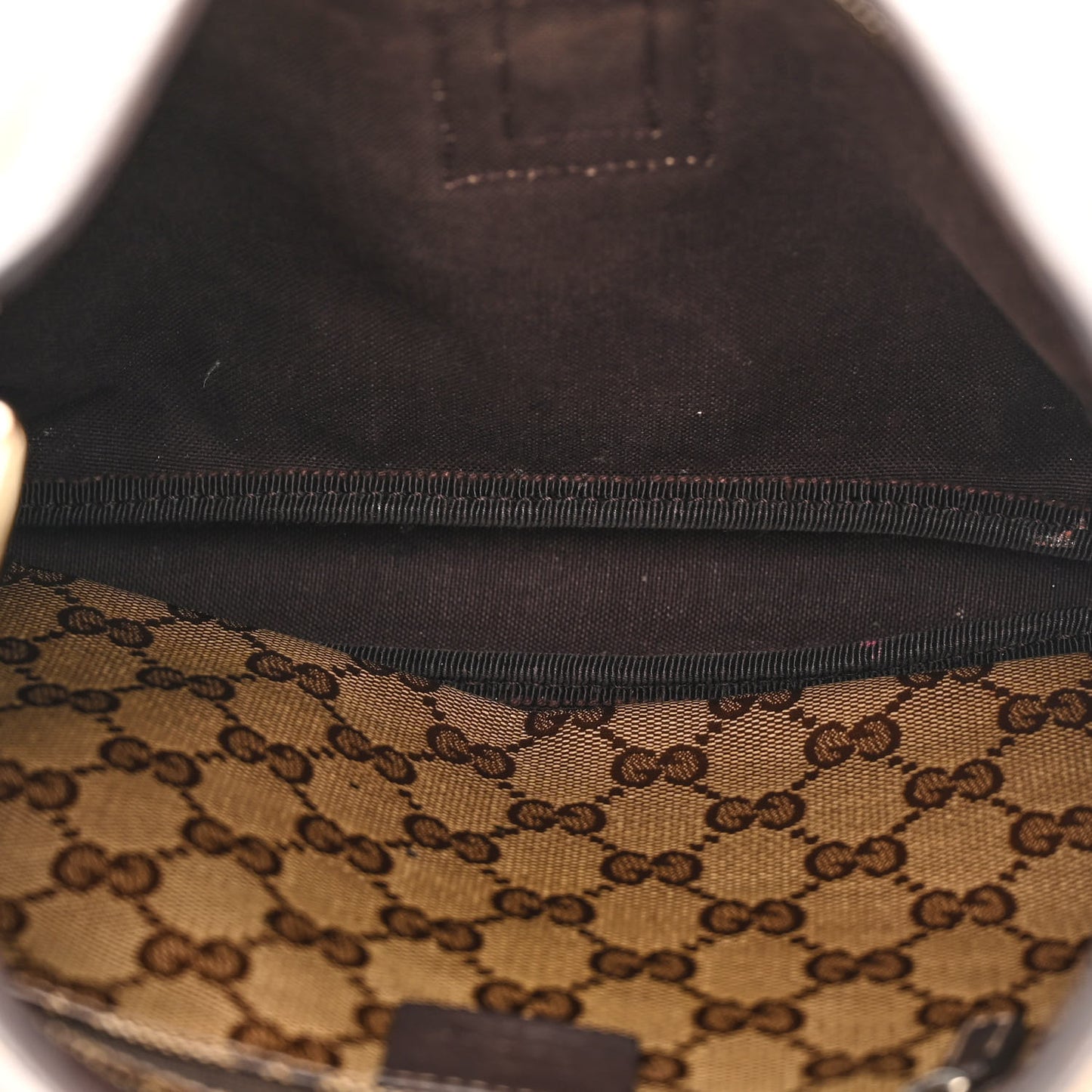 Crystal Monogram Medium Abbey D Ring Hobo Brown