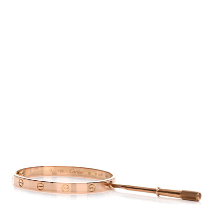 Cartier 18K Pink Gold LOVE Bracelet 17 3 of 5