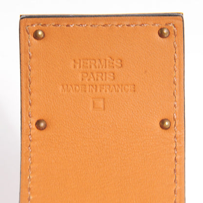 Hermes Shiny Alligator Kelly Dog Cuff Bleu Izmir 6 of 7
