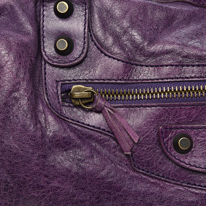 Balenciaga Agneau Classic Hardware City Raisin 9 of 18