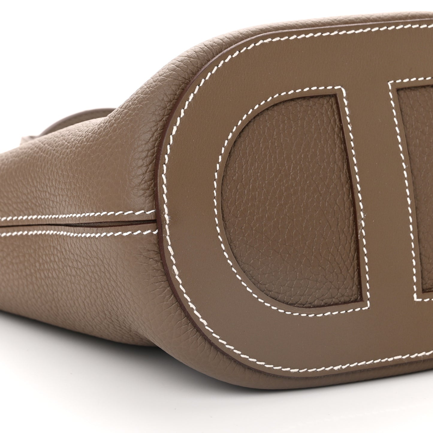 Taurillon Clemence Swift In-The-Loop 18 Bag Etoupe