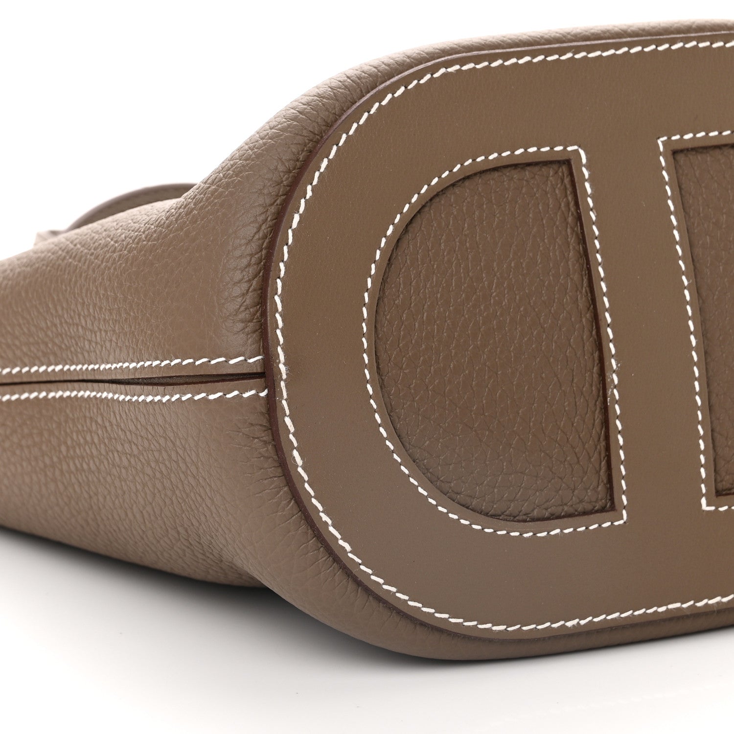 Hermes Taurillon Clemence Swift In-The-Loop 18 Bag Etoupe 9 of 11