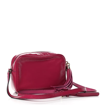 Gucci Vernice Naplack Small Soho Disco Bag Bright Bougainvillea 3 of 10