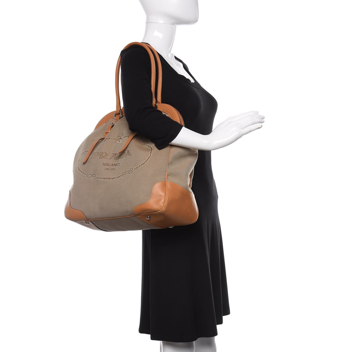 Jacquard Logo Frame Shoulder Bag Corda