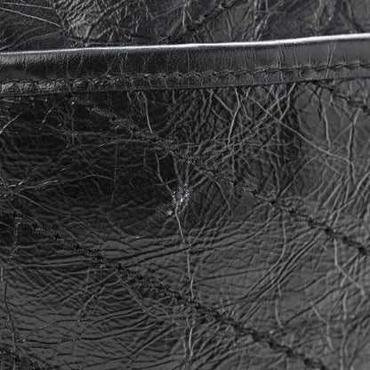 Saint Laurent Crinkled Calfskin Matelasse Monogram Medium Niki Chain Satchel Black 11 of 13